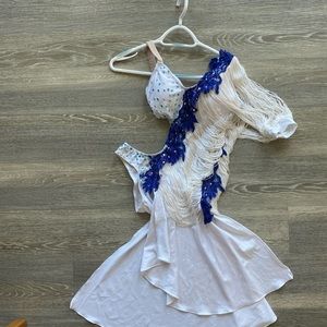 Professional ballroom Latin dance costume competition dress